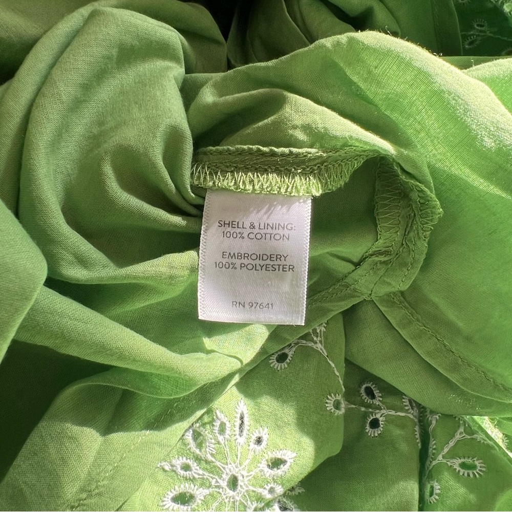 J. Jill sleeveless tiered women’s maxi dress in snap pea SZ XL - Picture 10 of 12